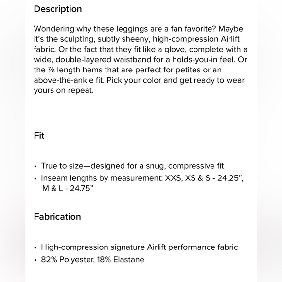 Alo yoga 7/8 High-Waist Airlift Legging - Spruce Green - Picture 6 of 6